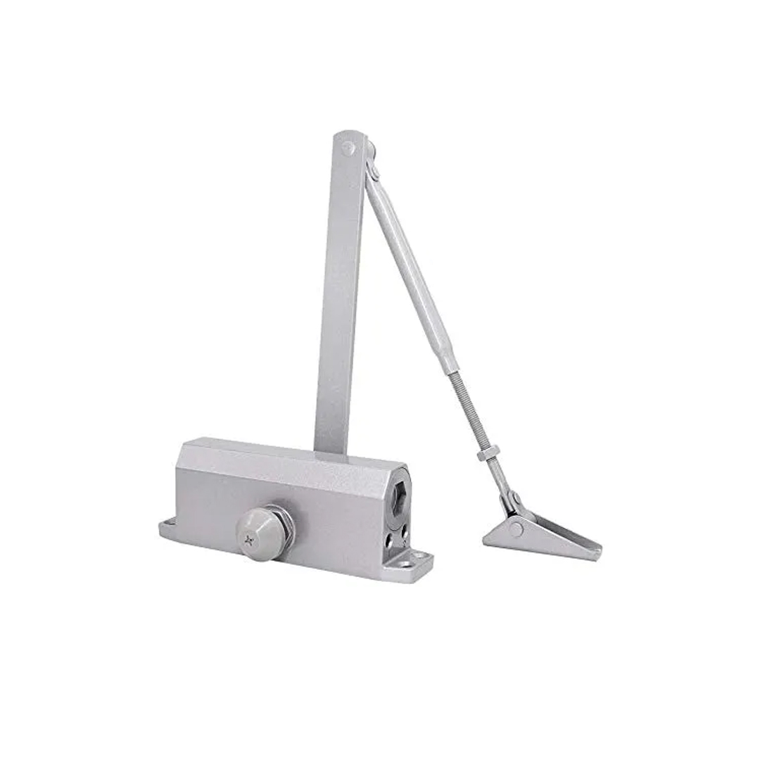 Hydraulic Door Closer L Duty IP65 Silver