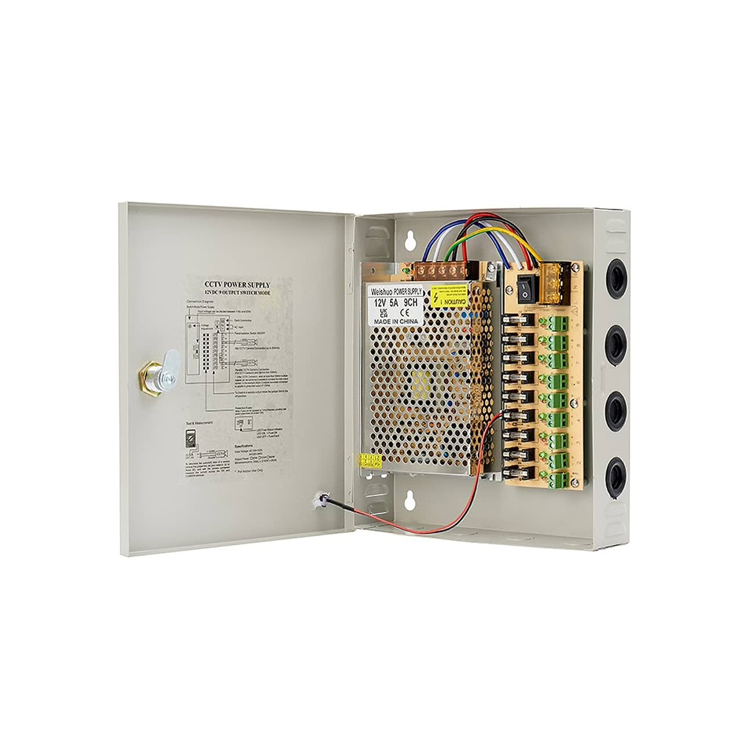 9 Way Power Supply 12 VDC