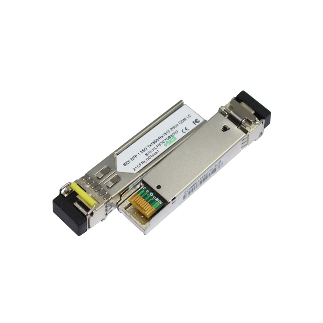SFP Bi-Di 1G kit 20Km SM 1310/1550nm