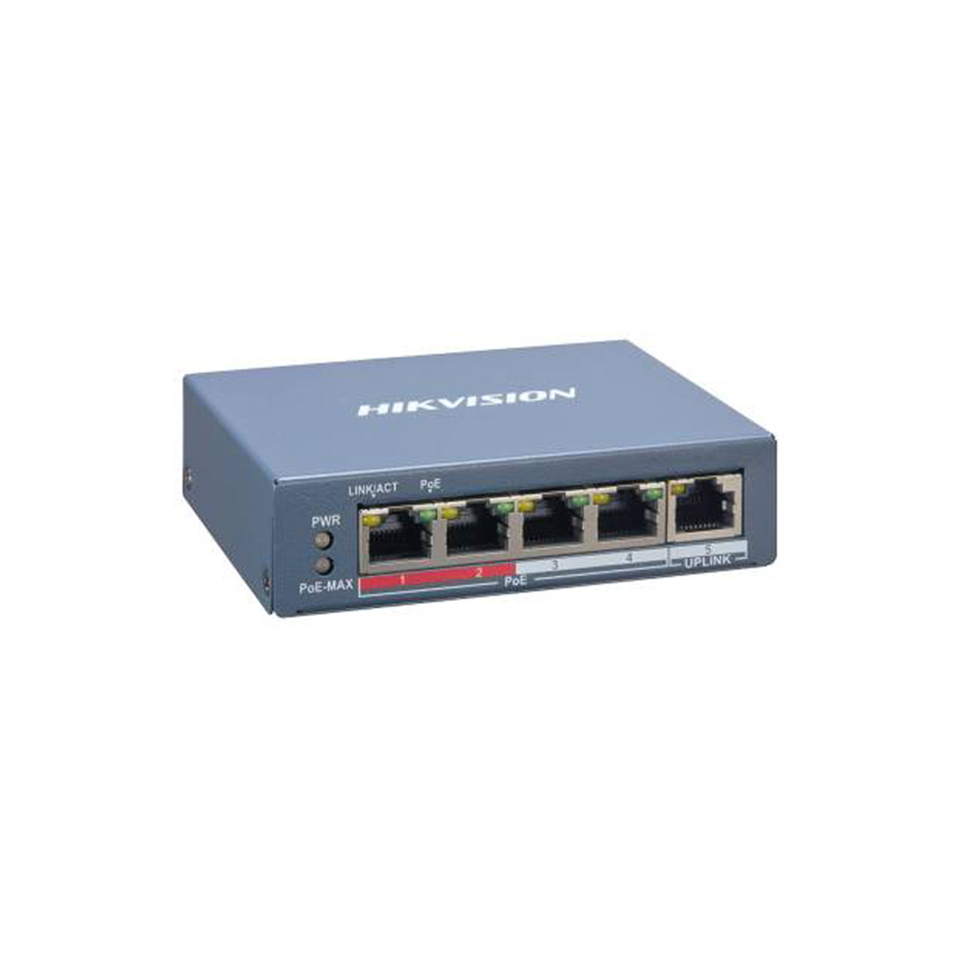 Hikvision 4 port 10/100m PoE switch