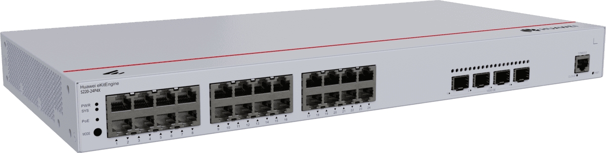 Huawei eKit Huawei S220-24P4X 24P POE+4xSFP L2 400W