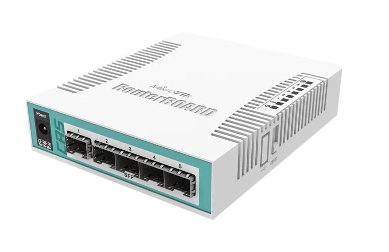 MikroTik Cloud Router Switch 5 Port SFP 1 PoE SFP Combo Port