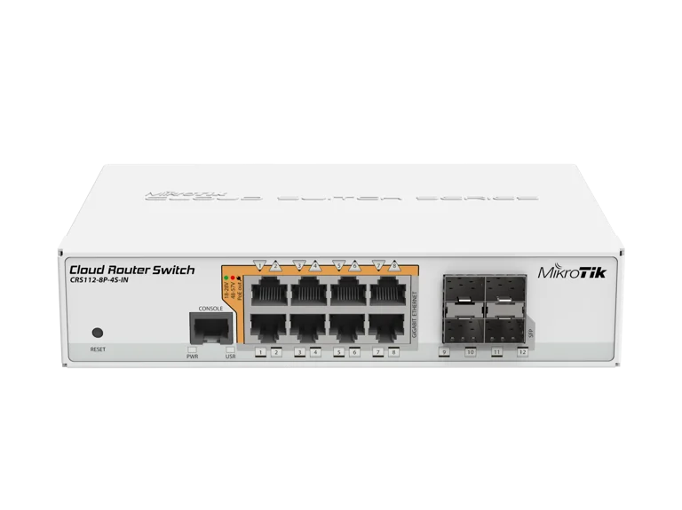 MikroTik Cloud Router Switch 8 Port Gigabit PoE 4SFP