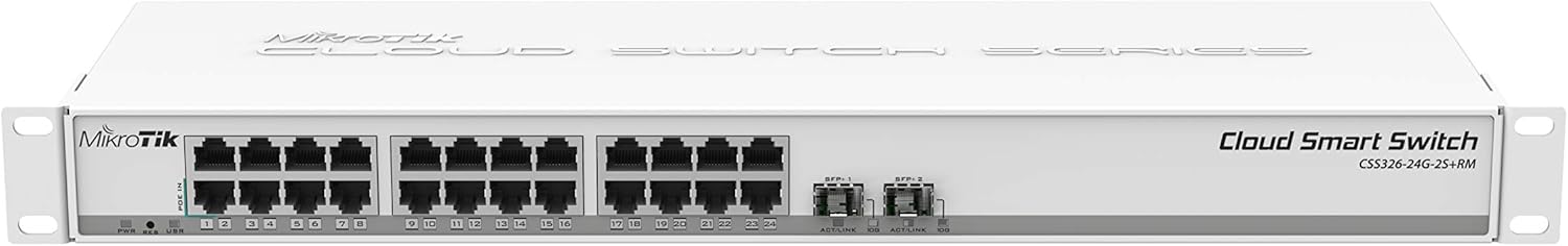 MikroTik Cloud Router Switch 24 Port GIG 2SFP+