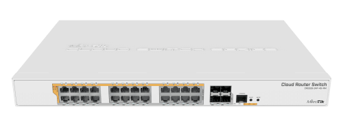 MikroTik 24-Port Gigabit Ethernet 1U Rackmount Cloud Router Switch