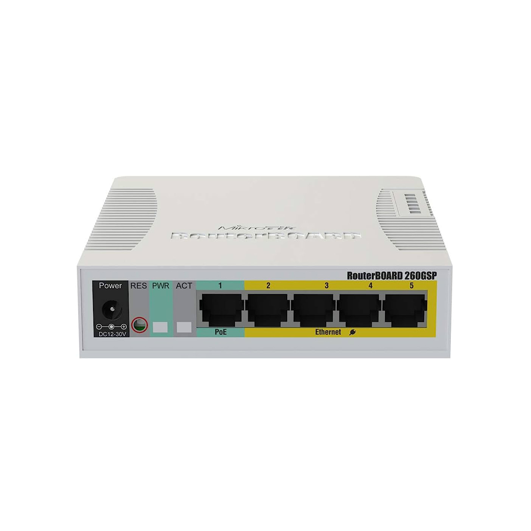MikroTik RB260GS SwitchOS indoor Case