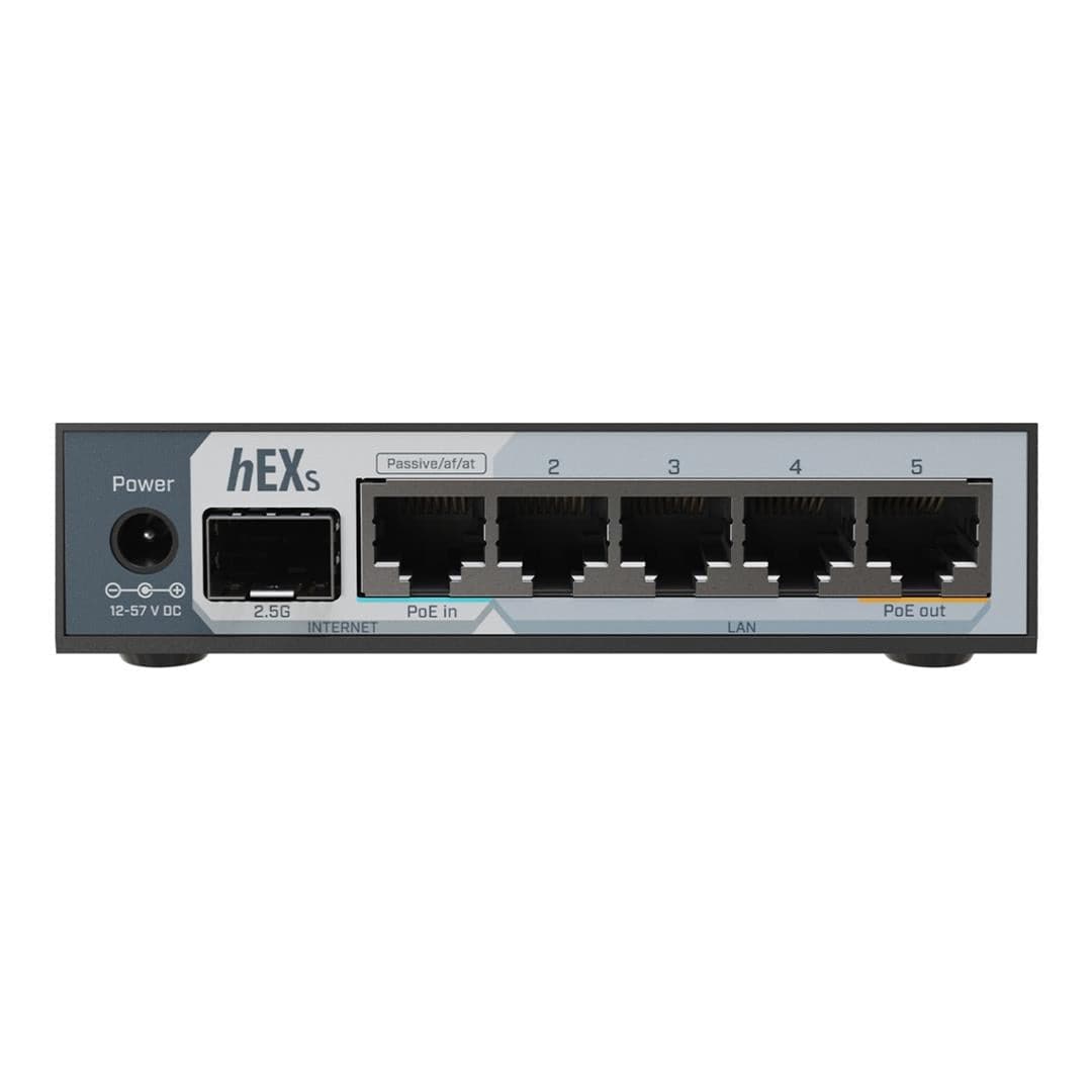 MikroTik hEX S 5 Port GB 1x 2.5G SFP Router