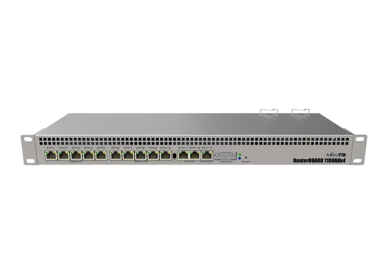 MikroTik 13-Port Gigabit Ethernet 1U Rackmount Router