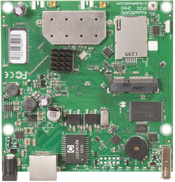 MikroTik RouterBORD 1 MiniPCI-e slots 1 USB