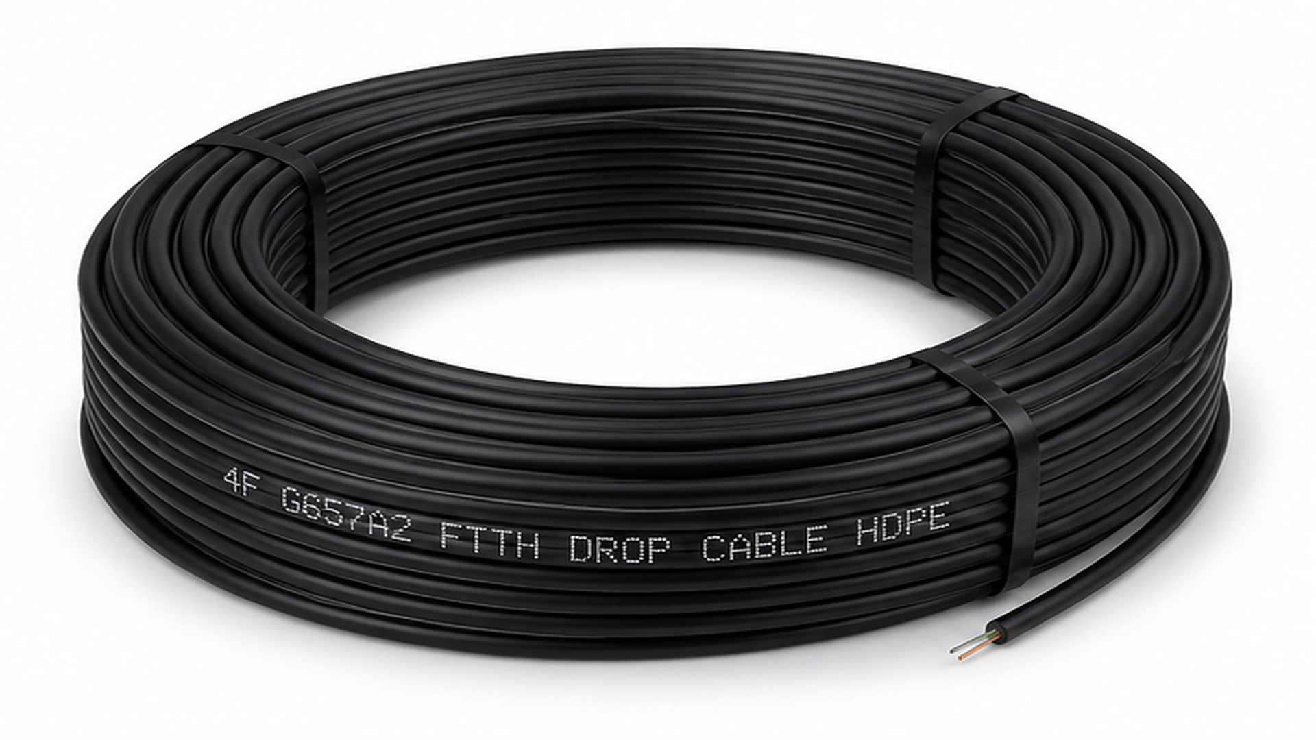 Switchcom 4F Dual Drop Cable Round HDPE G657A2