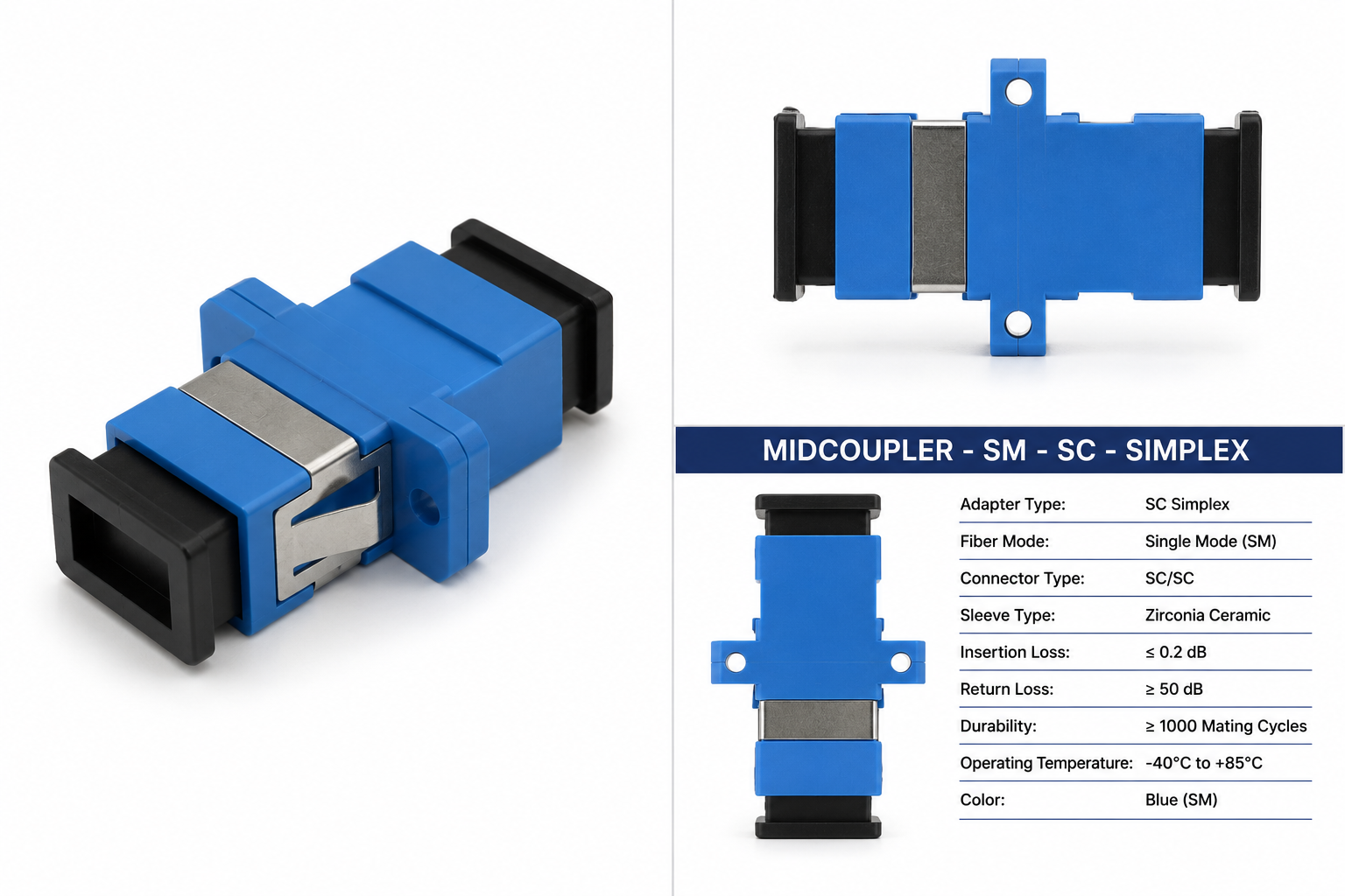 Switchcom Midcoupler - SM -  SC - Simplex