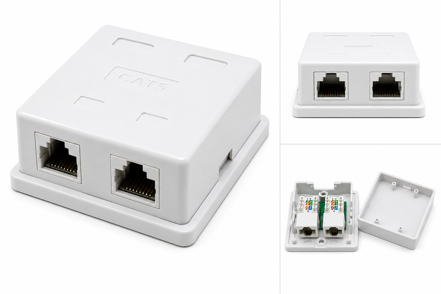 Switchcom Suface Mount Box Double Cat5