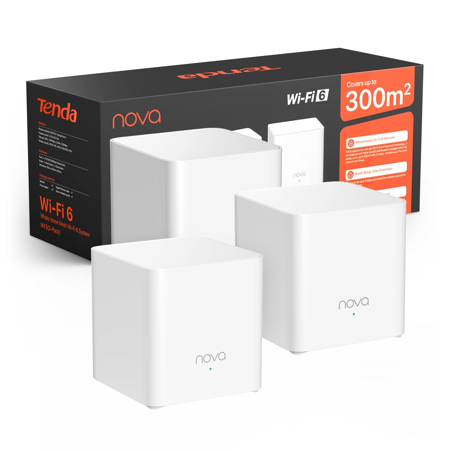 Tenda Tenda AC1200 WiFi Mesh System 3pack