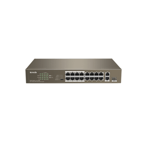 Tenda 18-Port Ethernet Switch with 16-Port PoE
