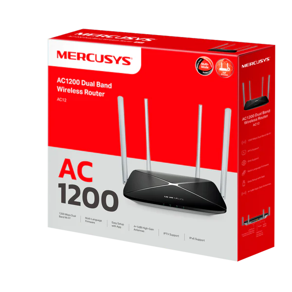 Mercusys AC1200 Wireless Dual Band Gigabit Router